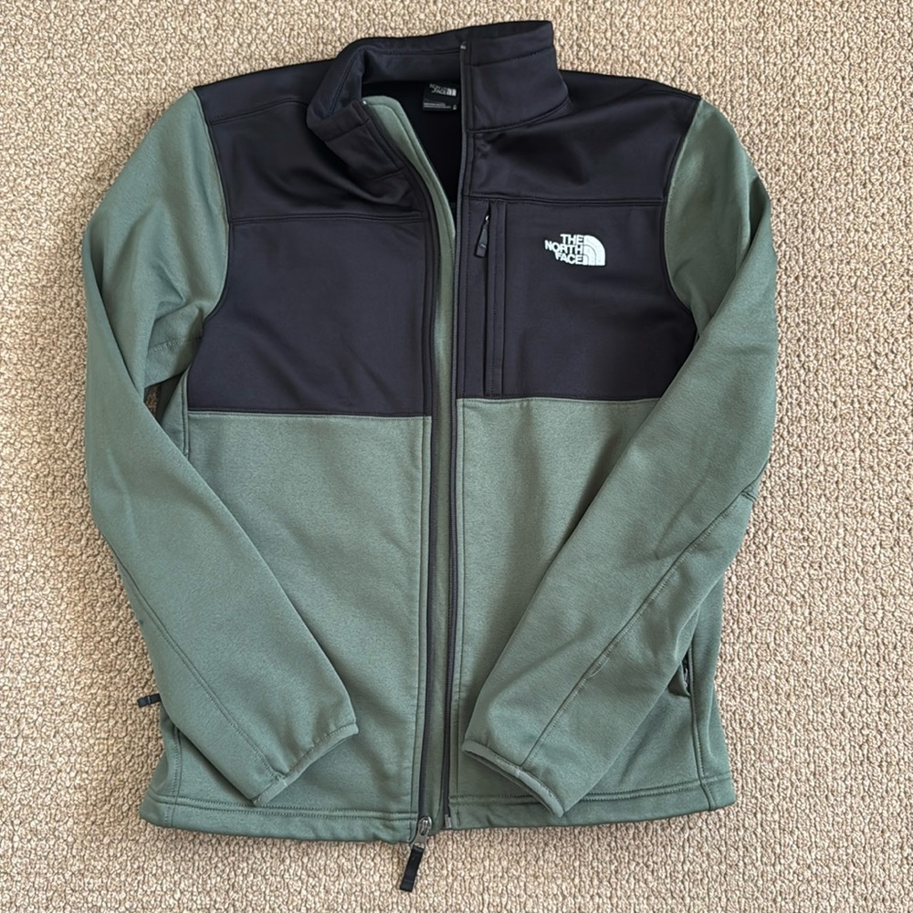 North Face full zip layering jacket